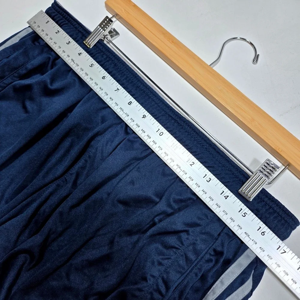 Adidas Climacool Basketball Shorts Mens XL Navy Blue 3 Stripe Athletic Workout